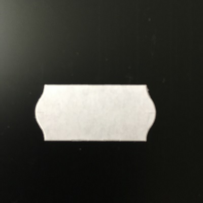 Etiketten 26x12 golfrand voor Blitz C6, Blitz C8, Blitz C10